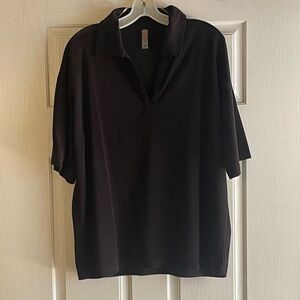Mono B Black Button Down Shirt